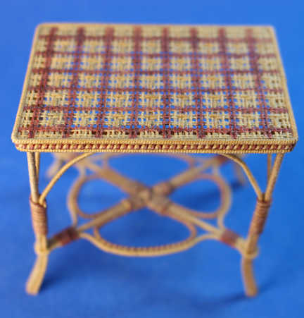(image for) Wicker table by Christine Davin - France
