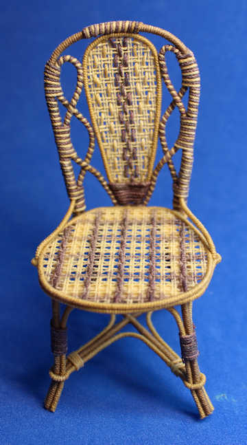 (image for) Wicker chair by Christine Davin - France