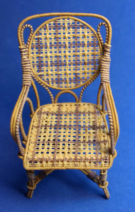 (image for) Wicker chair by Christine Davin - France