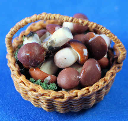 (image for) Basket of mushrooms