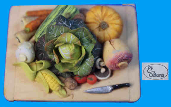 (image for) Preparing veggies board by Et Cetera