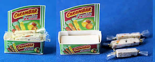 Nougat candy display (image for) Nougat candy display