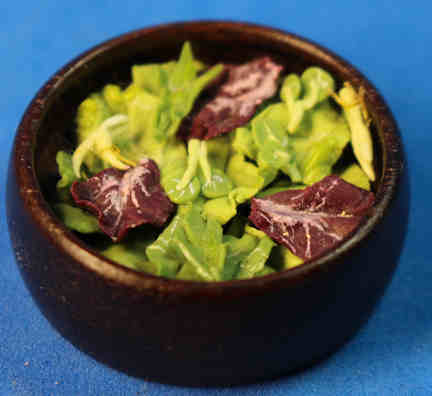 (image for) Salad in wood bowl