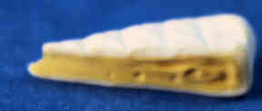 (image for) Slice of brie cheese