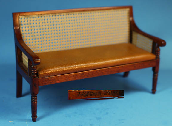 (image for) Caned Bergere sofa