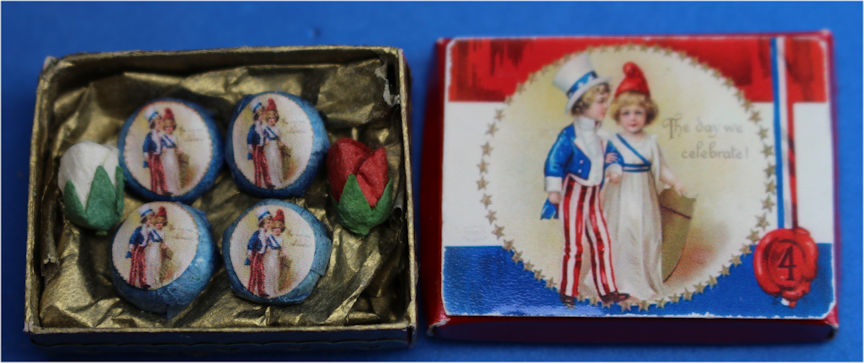 (image for) July 4th gift box of soaps with roses