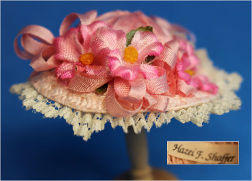 (image for) Hat - pink - pink/green/yellow trim