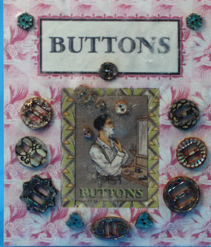 Buttons and buckles display - men