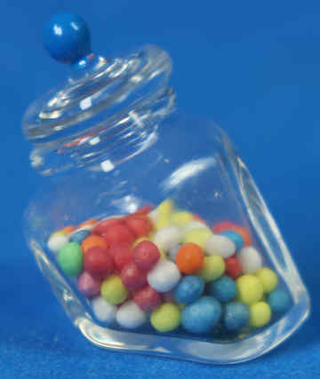 Jar of candy - tilted jar (image for) Jar of candy - tilted jar
