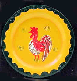 (image for) Decorative plate - rooster