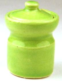 Storage jar - light green