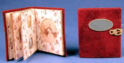 (image for) Photograph album - burgundy cover