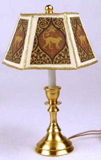 Table lamp - monkey shade - Click Image to Close