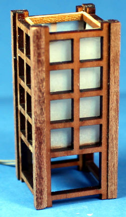 (image for) Shoji table lamp - walnut