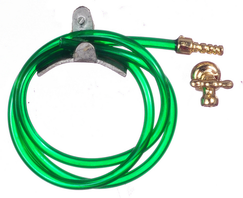 Garden hose with holder