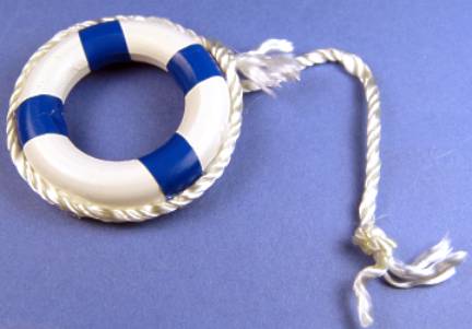 Life preserver - blue - Click Image to Close