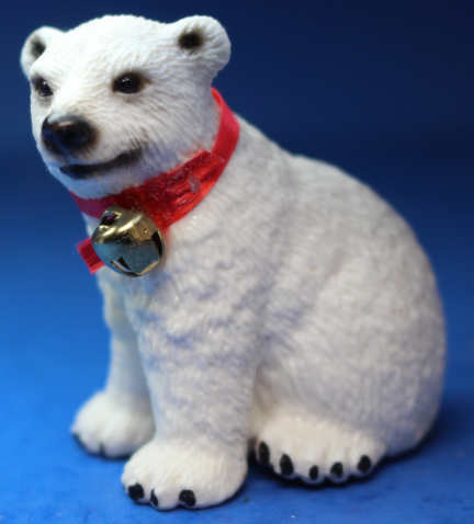 Christmas polar bear