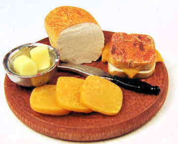 (image for) Grilled cheese sandwich prep