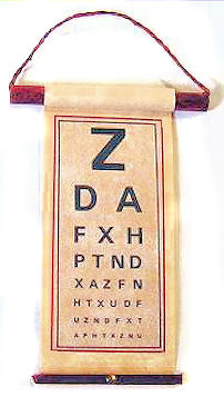 (image for) Medical chart - vision