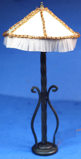 (image for) Floor lamp - fringe shade