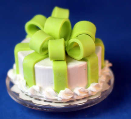 Ribbon cake - green