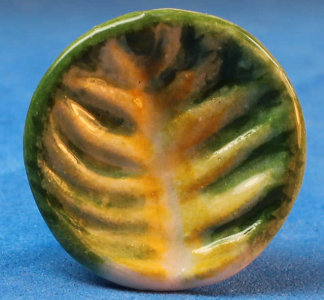 Cabbage plate - porcelain by S. Meekins , UK