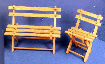 (image for) Folding lawn set