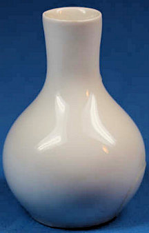 White floor vase