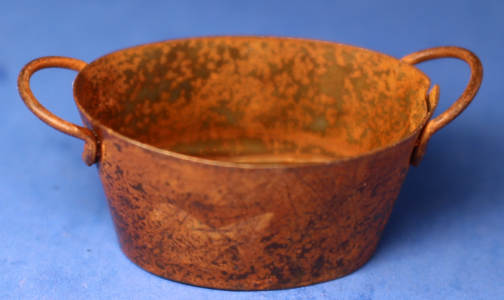 Pail oval - rusty