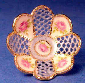 (image for) Bowl - openwork with roses