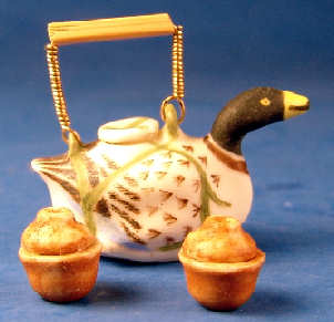Tea set - duck, Asian style
