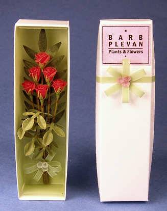 (image for) Box of roses - dark pink