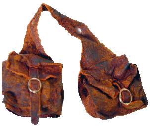(image for) Saddlebags - brown leather