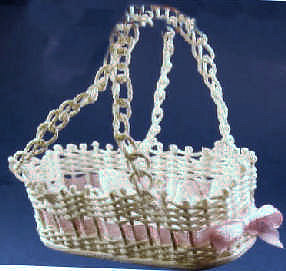 "Moses" baby basket - wicker white