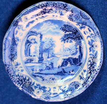(image for) Decorative plate - blue and white porcelain