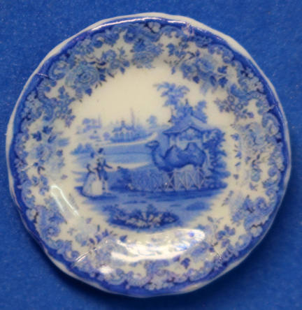(image for) Decorative plate - blue and white porcelain