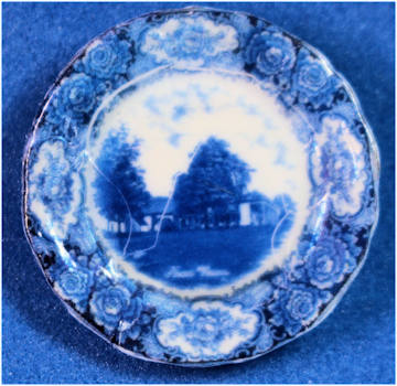 (image for) Decorative plate - blue and white porcelain