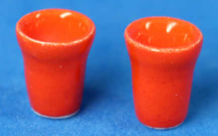 (image for) Cups - set of 2 - Fiestaware orange