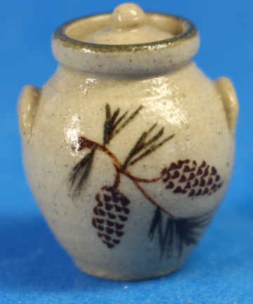 Storage jar - Pine cone by Jane Graber (image for) Storage jar - Pine cone by Jane Graber