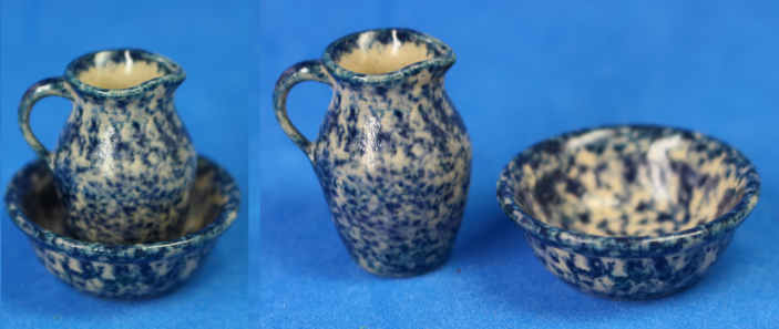 (image for) Pitcher and basin - spongewear - Jane Graber