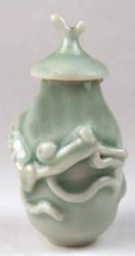 (image for) Lidded dragon jar