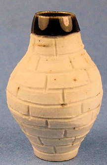 Vase - white brickware