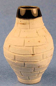 (image for) Vase - white brickware