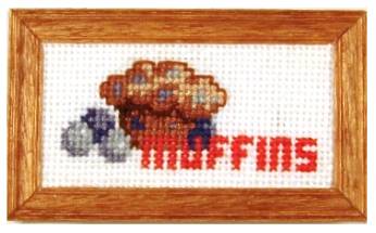 (image for) Muffins - cross stitch