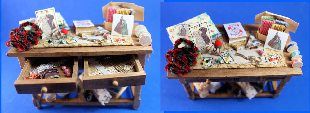 (image for) Sewing table - filled
