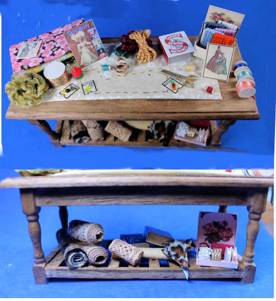 (image for) Sewing table - filled