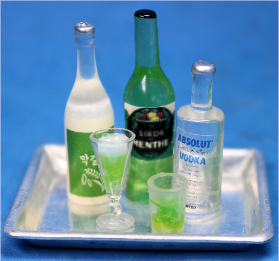 Beverage tray - liquor