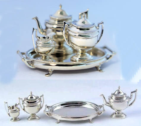 (image for) Tea set with salver
