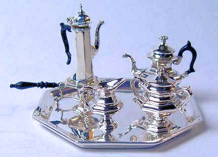 (image for) George the I tea and coffee set