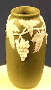 (image for) Vase - green wedgewood style